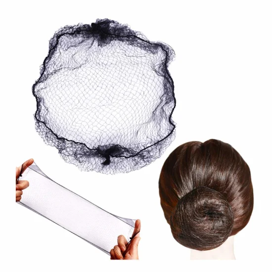Одноразовая нейлоновая дышащая сотовая сетка для волос Невидимая сетка для волос