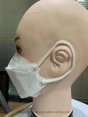 Оптовая одноразовая маска для лица в форме рыбы с мягким эластичным резиновым высоким фильтром
